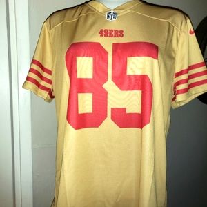 COPY - NFL 49ERS JERSEY #85 (KITTLE) 100TH SEASON